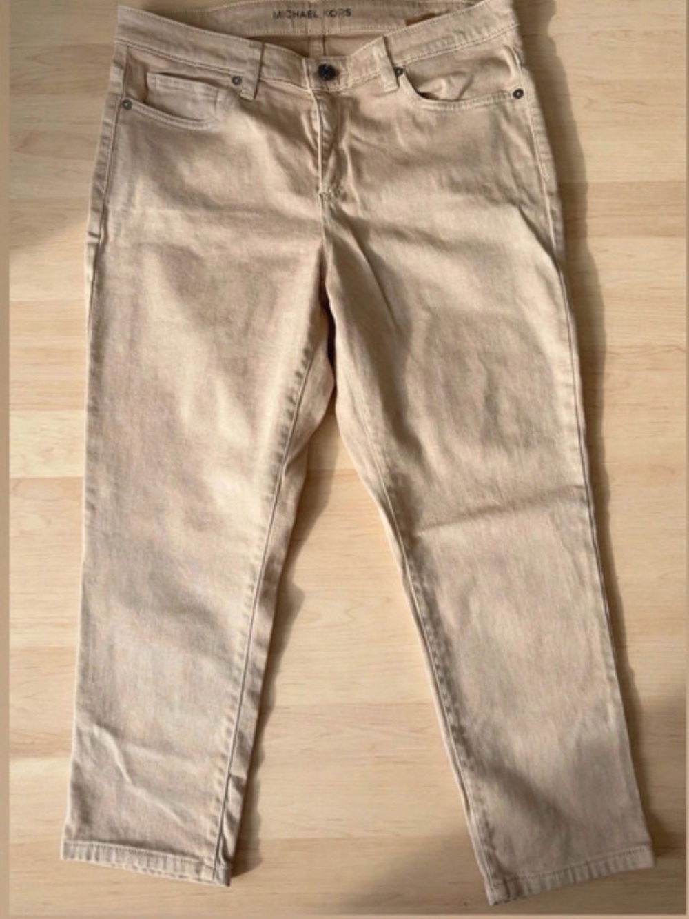 Michael Kors Women's Blush cropped skinny-Leg Jeans